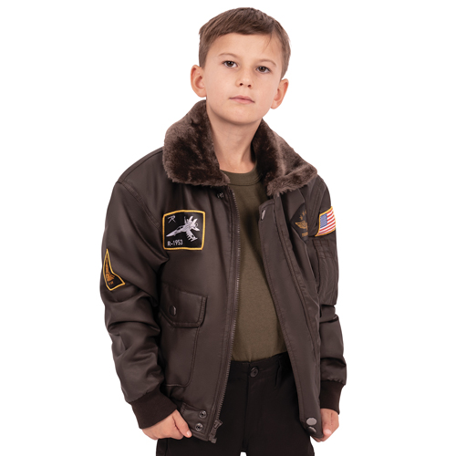 Ultra Force Kids Wwii Aviator Flight Jacket