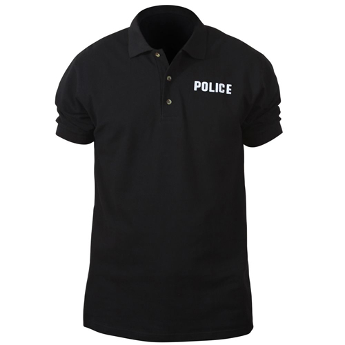 Mens Law Enforcement Printed Police Polo T-Shirt