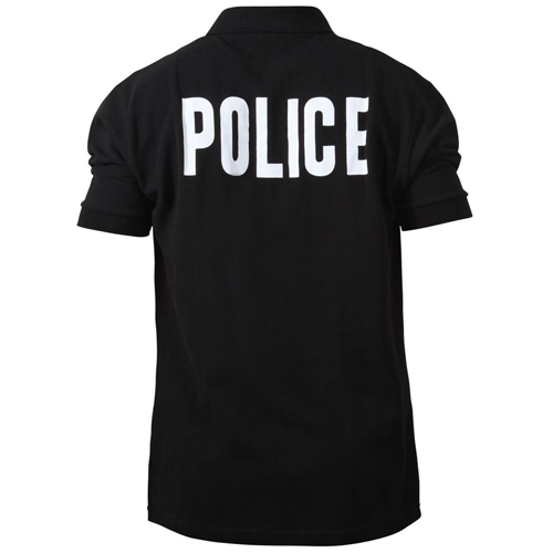 Mens Law Enforcement Printed Police Polo T-Shirt