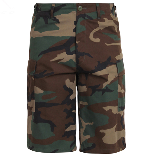 Ultra Force Mens Long Length Camo BDU Short