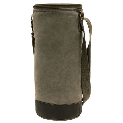 Waxed Canvas Beverage Carrier Tote Bag