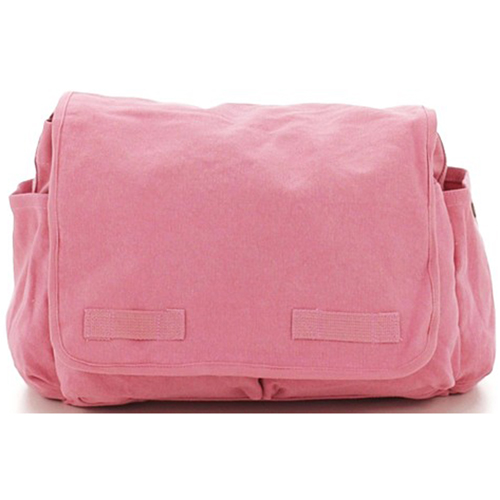 Vintage Washed Canvas Messenger Bag