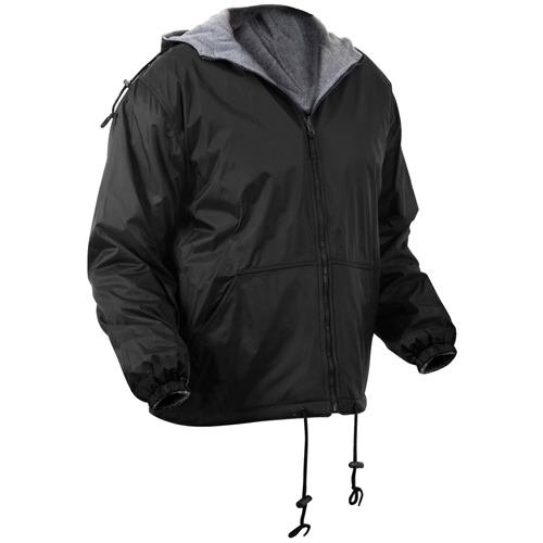 Mens Reversible Lined Jacket with Hood