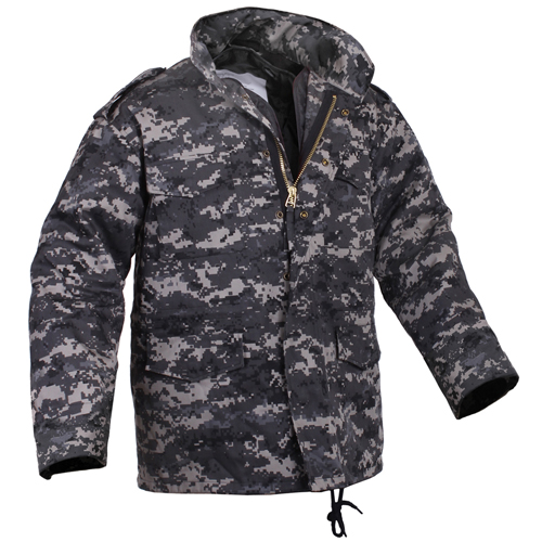 Ultra Force Mens M-65 Camo Field Jacket