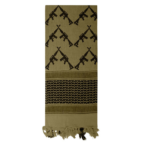 Crossed Rifles Shemagh Tactical Scarf