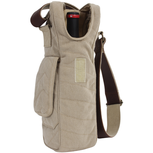 Vintage Canvas Bottle Bags