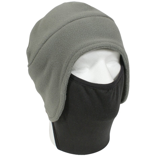 Convertible Fleece Cap with Poly Facemask