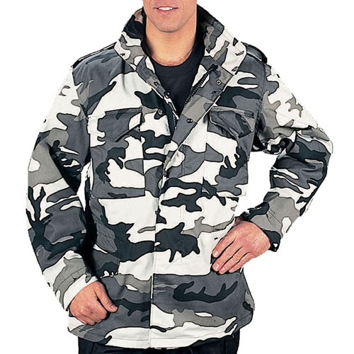 Ultra Force Mens M-65 Camo Field Jacket