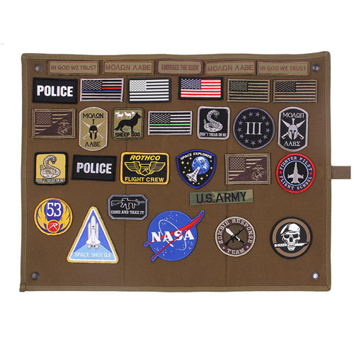 Ultra Force Hanging Roll-Up Morale Patch Board