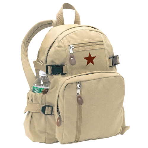 Vintage 24L Canvas Compact Backpack