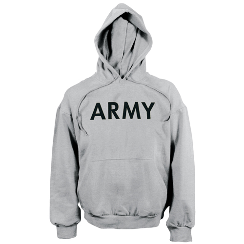 Mens Army PT Pullover Hooded Sweatshirt