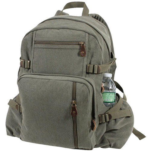 Ultra Force Jumbo Vintage Canvas Backpack