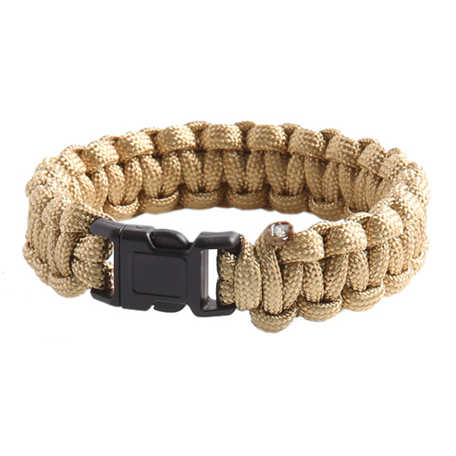 Solid Color Paracord Survival Bracelet