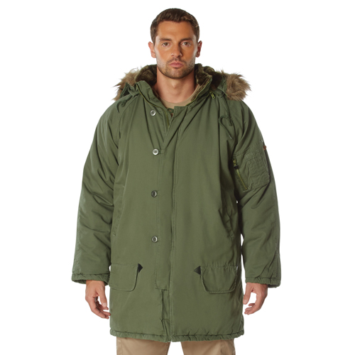 Ultra Force Olive Drab Vintage N-3b Parka