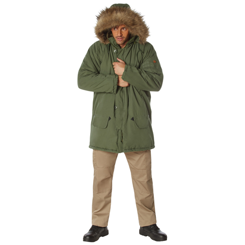 Ultra Force Olive Drab Vintage N-3b Parka