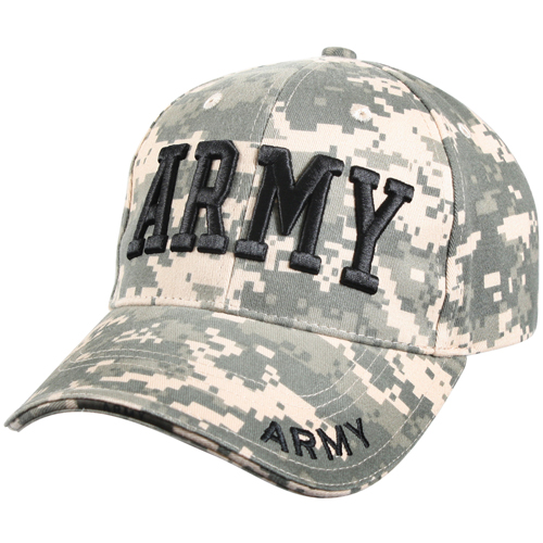 Ultra Force Deluxe Army Embroidered Low Profile Insignia Cap