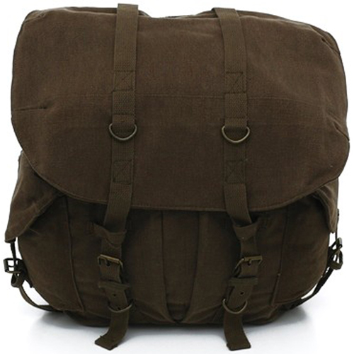Vintage Weekender Canvas Backpack