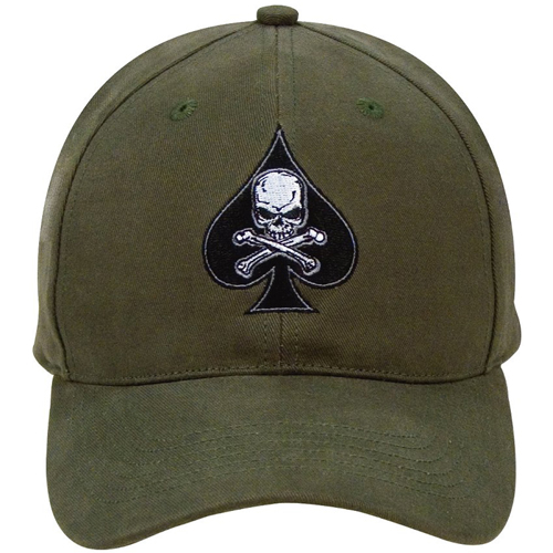Black Ink Death Spade Low Profile Insignia Cap