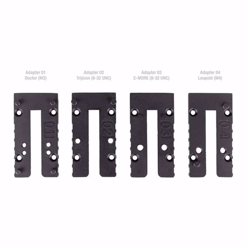 MOS 3 Optic Adapter Plates For Glock Type Aiguns