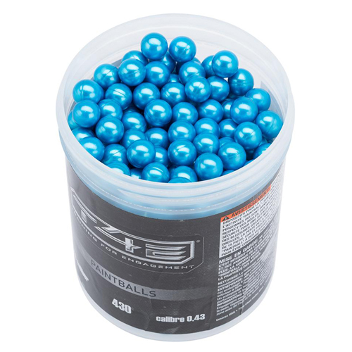 T4E .43 Caliber Light Blue Paintballs BBs - 430 Count