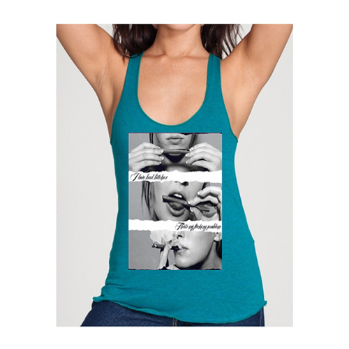 Bad Bitches Evergreen Womens Custom Tank Top