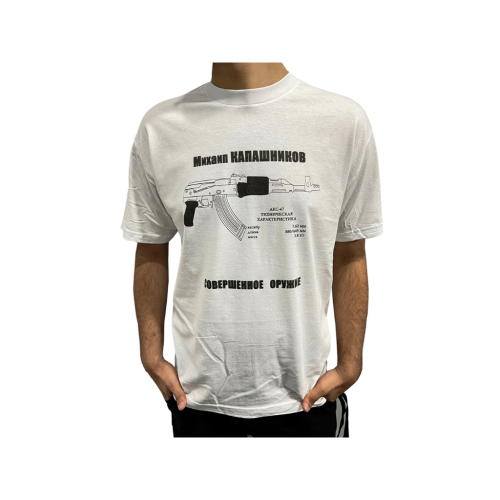 Upstair Custom Kalashnikov Printed T-shirt 