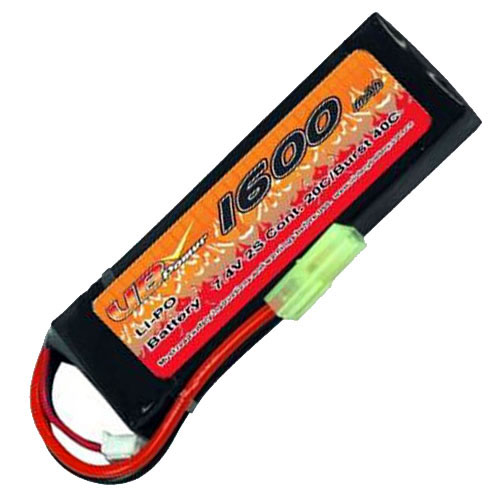 VB-LiPO1600H20C-7.4V-1 20C Cont. LiPO battery