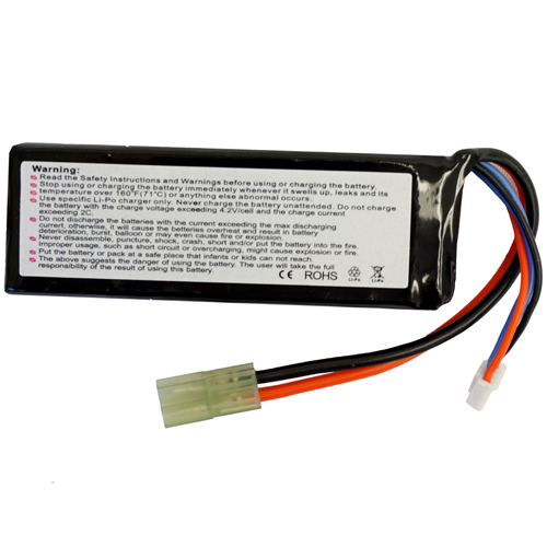 7.4V 1800mAh LiPo Airsoft Battery