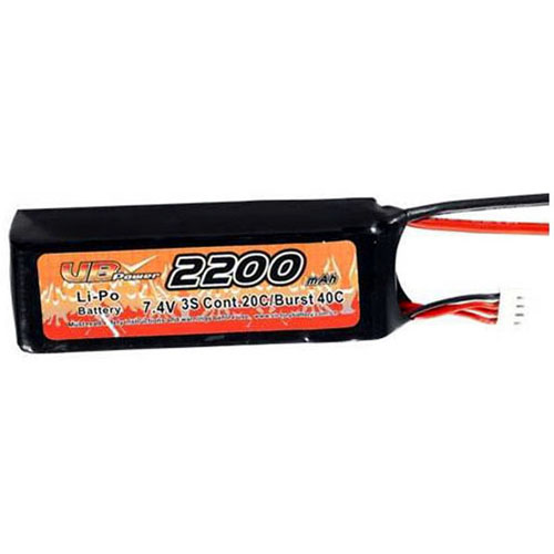 VB-LiPO2200H20C-7.4V 20C Cont. LiPO battery
