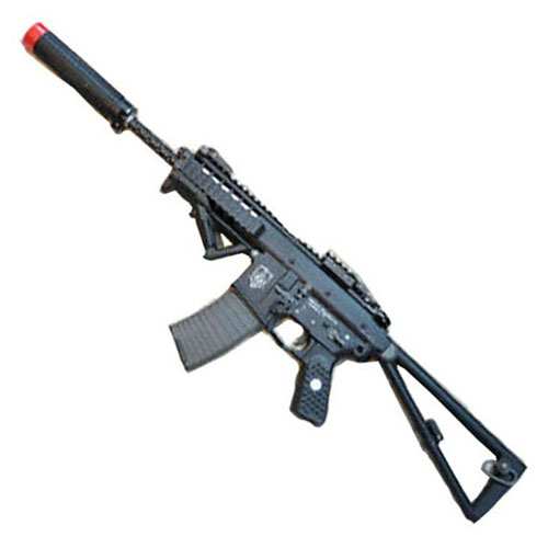 WE Tan AWSS KAC PDW 10 Inch Open Bolt Version Airsoft Rifle