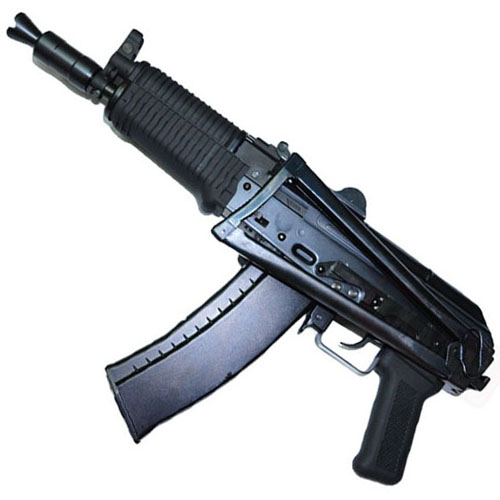 WE AK-74UN Gas Blow Back Black Airsoft Rifle