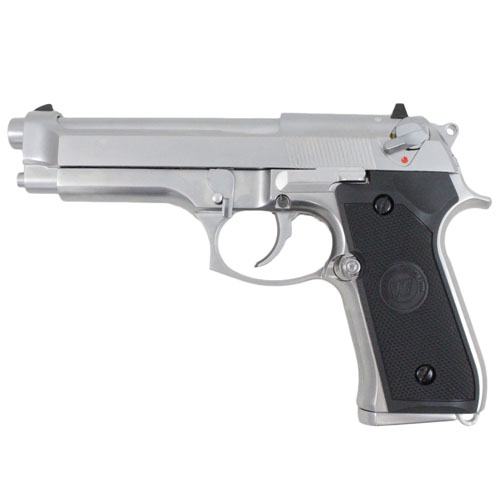 WE-Tech M92 Chrome Full-Auto GBB Airsoft gun