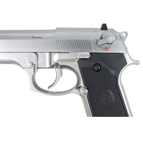 WE-Tech M92 Chrome Full-Auto GBB Airsoft gun