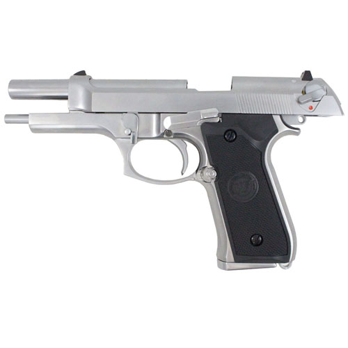 WE-Tech M92 Chrome Full-Auto GBB Airsoft gun
