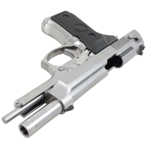 WE-Tech M92 Chrome Full-Auto GBB Airsoft gun