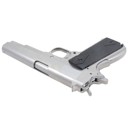 WE-Tech 1911 Chrome Full Metal GBB Airsoft gun