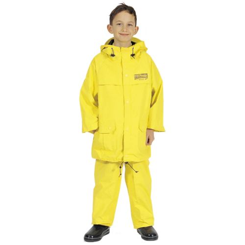 WFS Wetskins Boy's Yellow Rain Suit