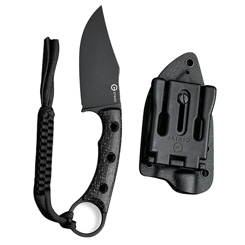Midwatch Black Fixed Knife