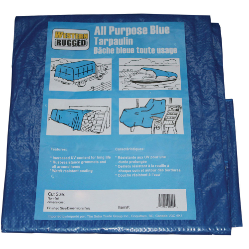 Western Rugged Blue Tarp 