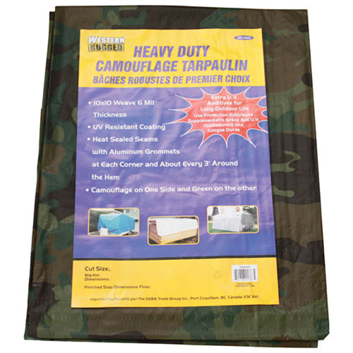 Western Rugged Camouflage Tarp