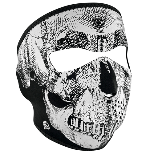 Neoprene Reflective Skull Face Mask