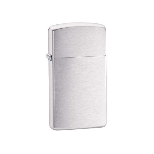 Zippo Slim Brushed Chrome Lighter