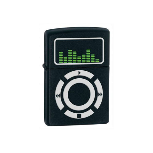 Zippo Black Matte Music Lighter