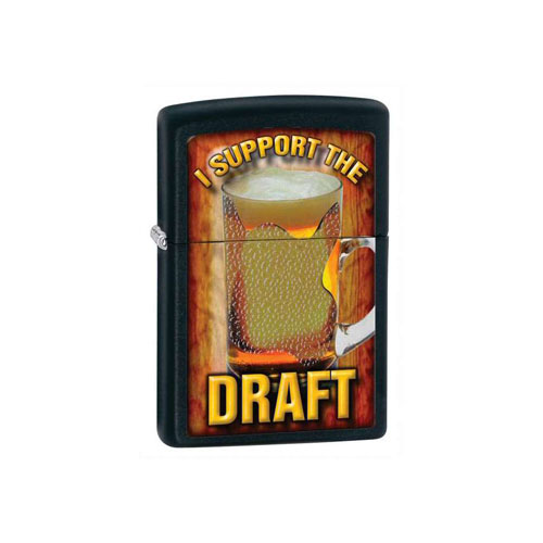 Zippo I Support The Draft Lighter
