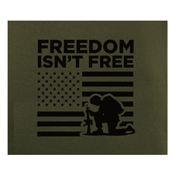 Ultra Force Freedom Isn't Free Polyester US Flag Print T-Shirt