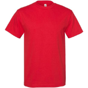 Alstyle Adult Short Sleeve Red T-Shirt