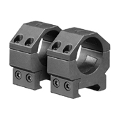 1 Inch Black Anodized Picatinny Ring