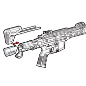 BEU Battery Extension Unit - (For:ICS CXP-MARS PDW9 Carbine)