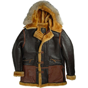 Alpha Mens B-7 Vintage Sheepskin Parka