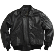 Alpha Mens Leather CWU 45P Flight Jacket